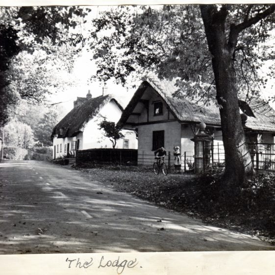 Andover Lodge at the entrance to Priory Park | Wherwell WI (1951)