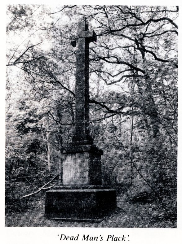 Dead Man's Plaque in Harewood Forest, near Andover | Hampshire Magazine, February 1989
